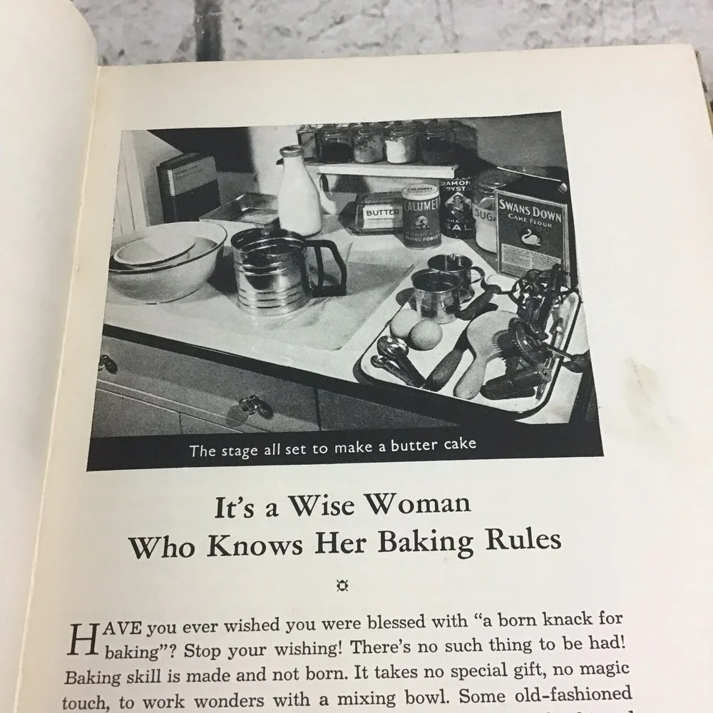 All About Home‎ Baking: Cakes, Cookies, Pasteries, Biscuits, Muffins VTG 1935 HB